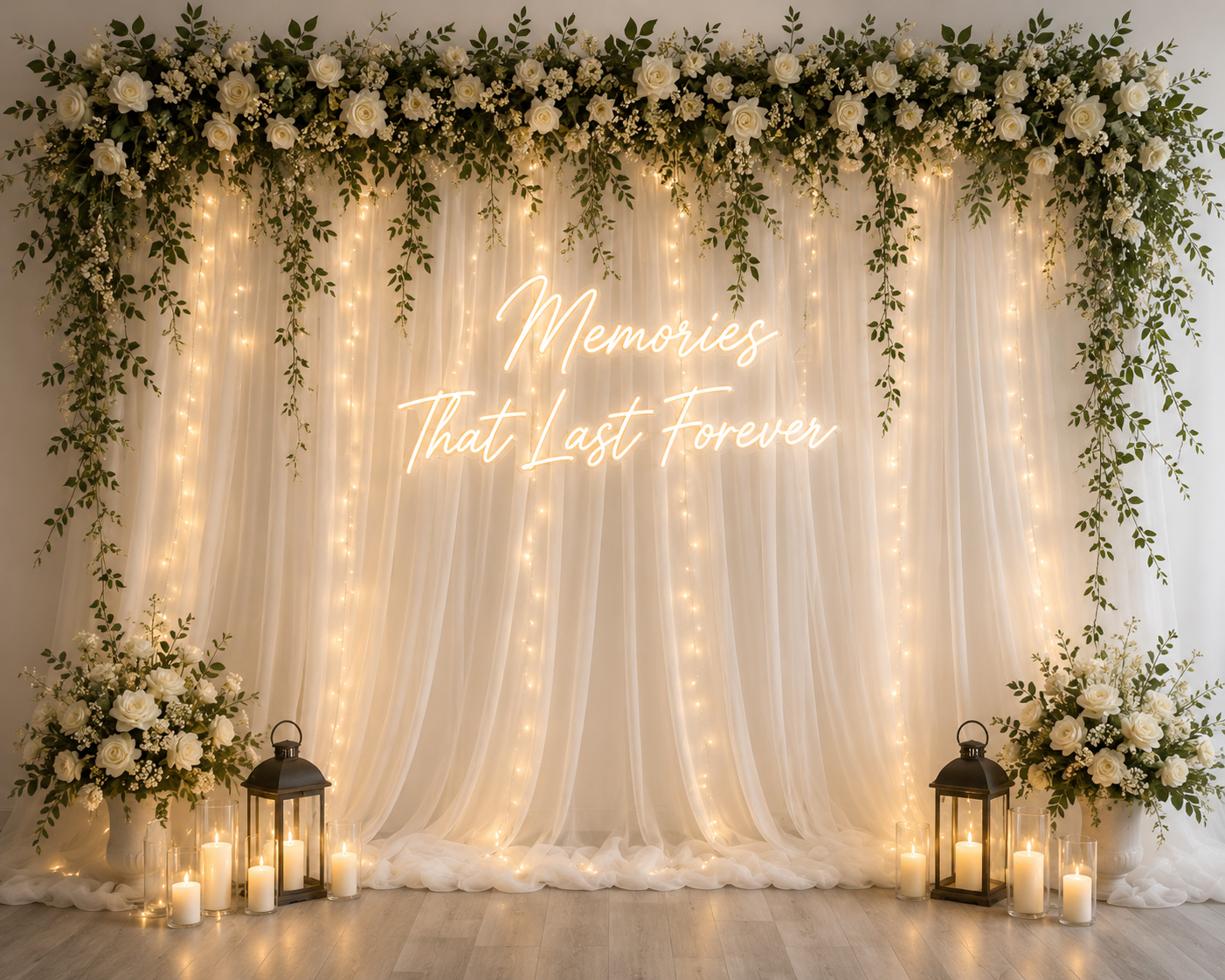 Premium Floral Backdrop — TiffaneyAnn Photography