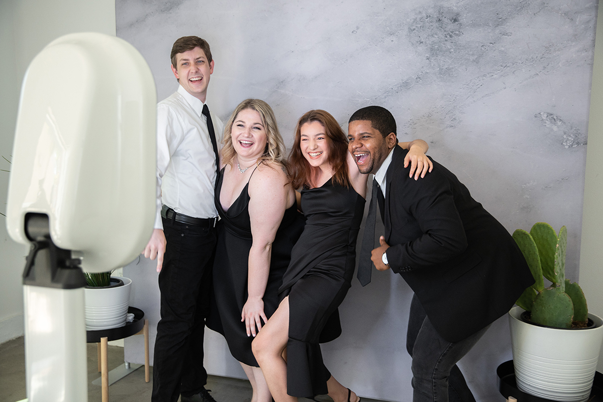 TiffaneyAnn Photography booth in luxury venue
